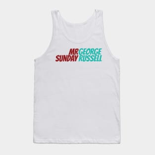 George Russell - Mr Sunday #1 Tank Top